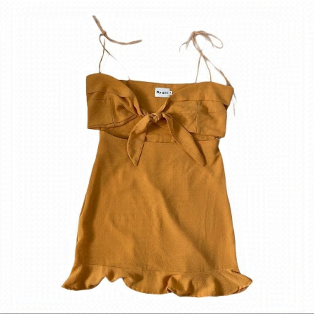 My GIRL front tie sleeveless tank top VEUC US6